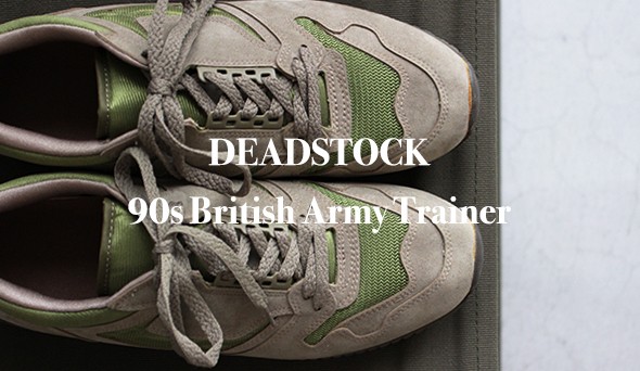 DEADSTOCK】90s British Army Trainer.名作ミリタリートレーナーが入荷 ...