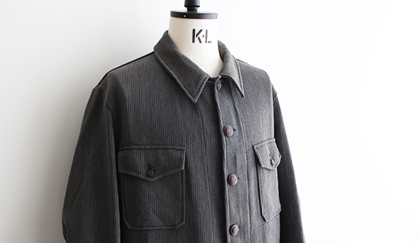 DEADSTOCK】40-50s French Cotton Pique Hunting Jacket.スペシャルな1