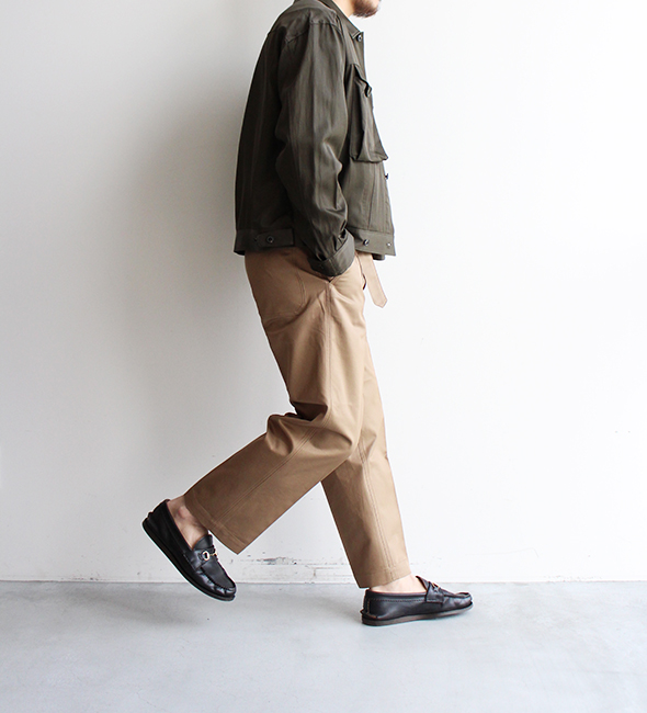 Kaptain Sunshine / キャプテン サンシャイン】Belted Work Trousers