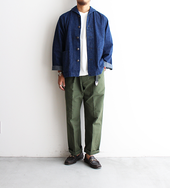 orslow / オアスロウ】US Navy Shawl Collar Denim Jacketヴィンテージ