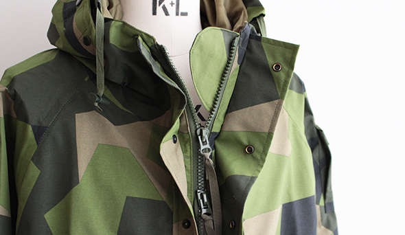 DEADSTOCK】00s Swedish Army M90 Camo Field Jacket.機能的で