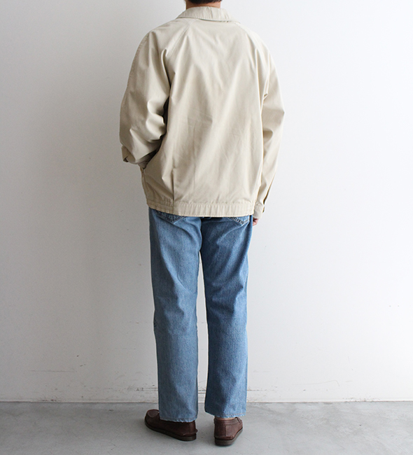 VINTAGE】80-90s Burberry Harrington Jacket.トロッとした上質な